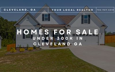 Homes for Sale Under 300k Cleveland GA